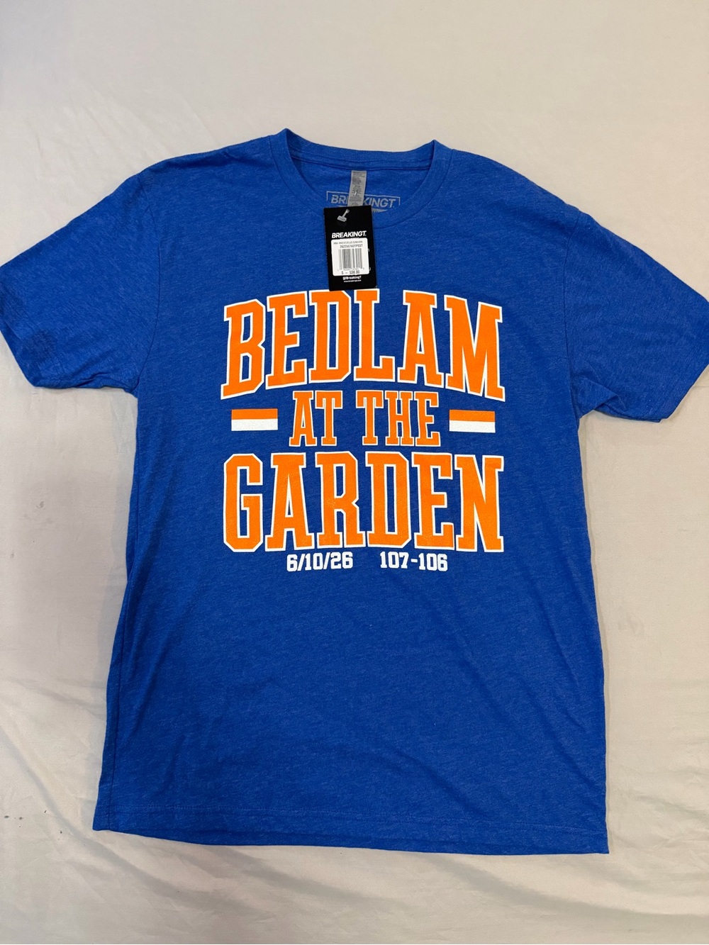 Bedlam at the Garden Graphic Tee - Blue by